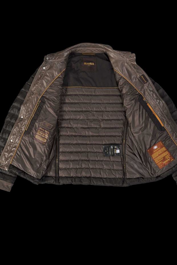 MooRER crespi-pel 67 st zwart bruin Heren kleding 6660H960