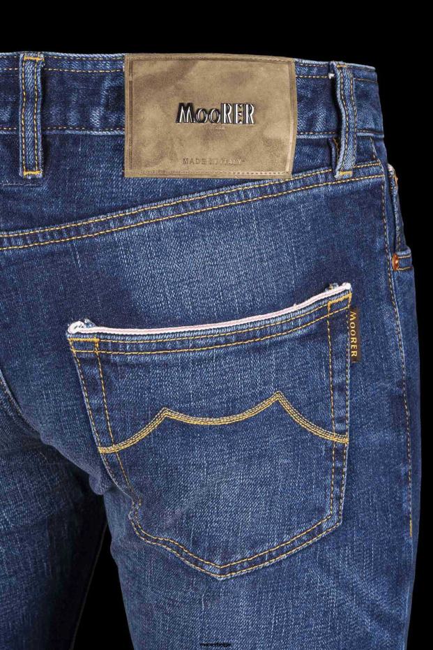 MooRER krediet dc104 w. 4019s3 sabbia denim Heren kleding 6660H825