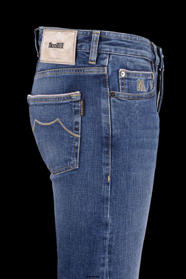 MooRER pilon-dc104 w. 4009 s2 beige denim Heren kleding 6660H276
