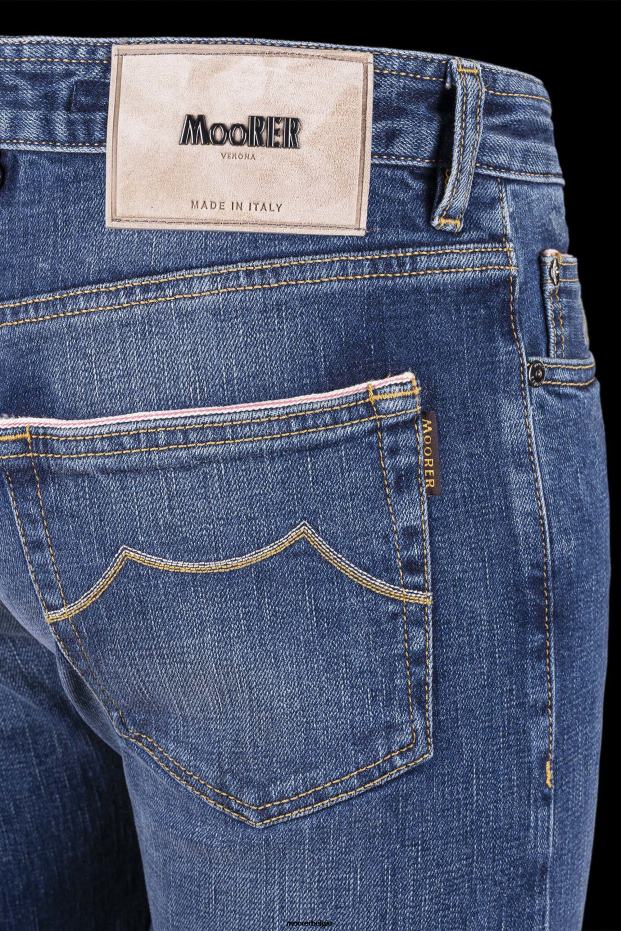 MooRER pilon-dc104 w. 4009 s2 beige denim Heren kleding 6660H276