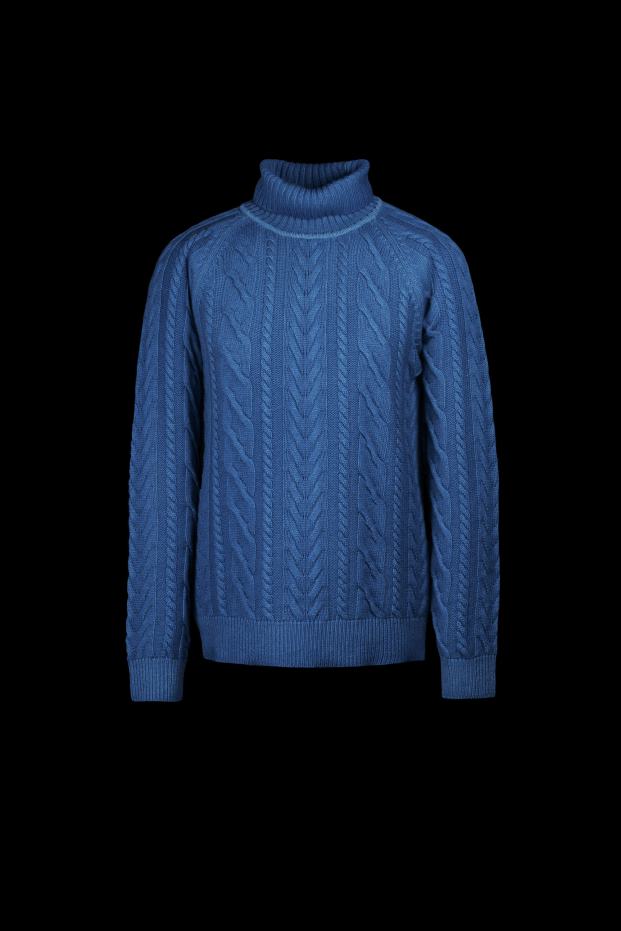 MooRER alberic-ara porselein blauw Heren kleding 6660H912