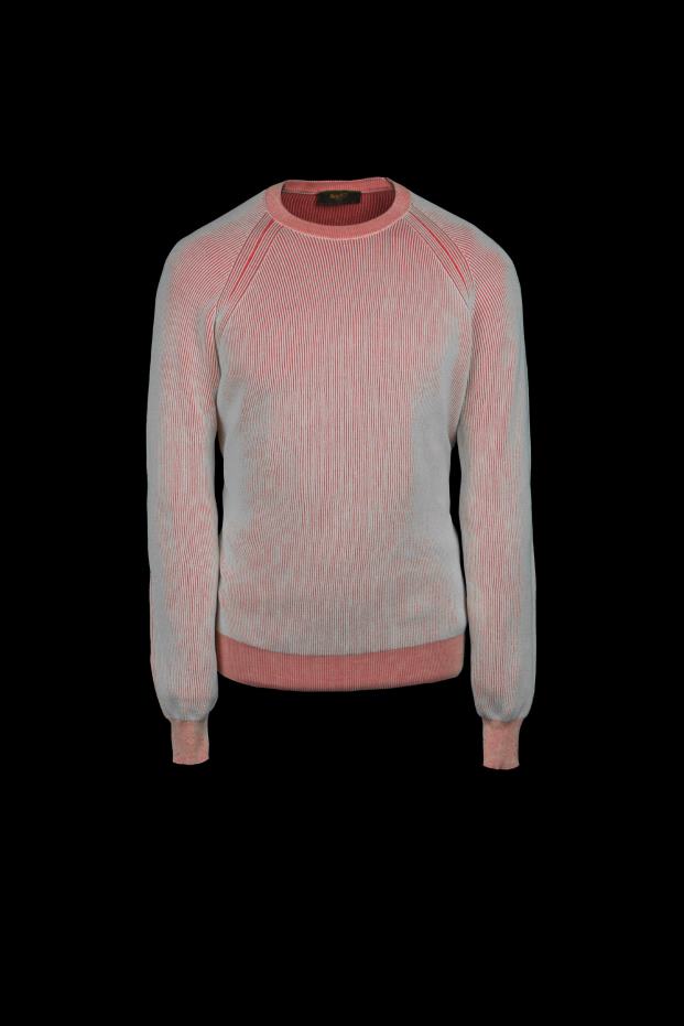 MooRER cornelius-vsp bianco/corallo Heren kleding 6660H208
