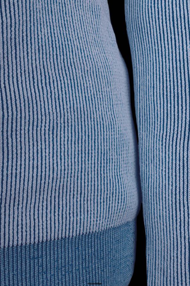 MooRER cornelius-vsp denim/bianco Heren kleding 6660H206