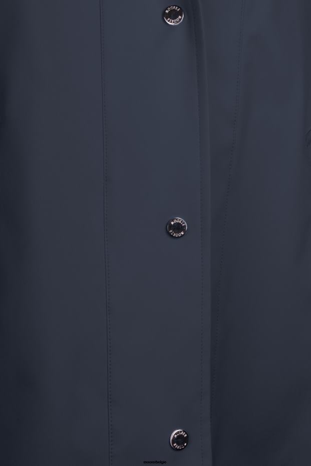 MooRER laurier-bijb donkerblauw/avorio licht vrouwen kleding 6660H1101