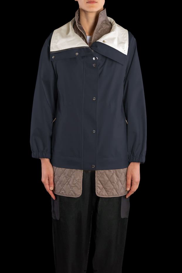 MooRER romea-bijvoeglijk naamwoord donkerblauw/avorio licht vrouwen kleding 6660H1183