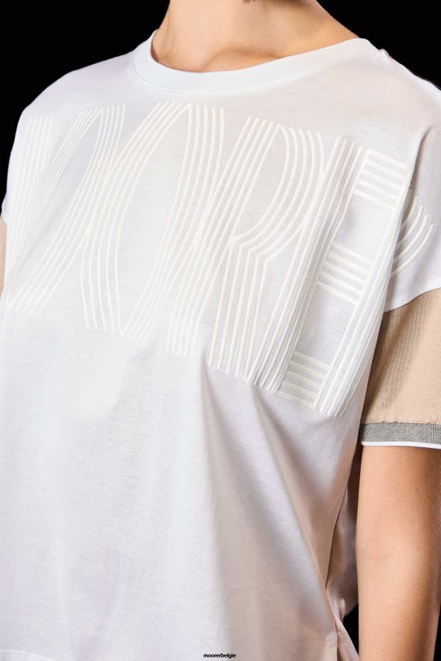 MooRER olisa-jel bianco/corda vrouwen kleding 6660H1030